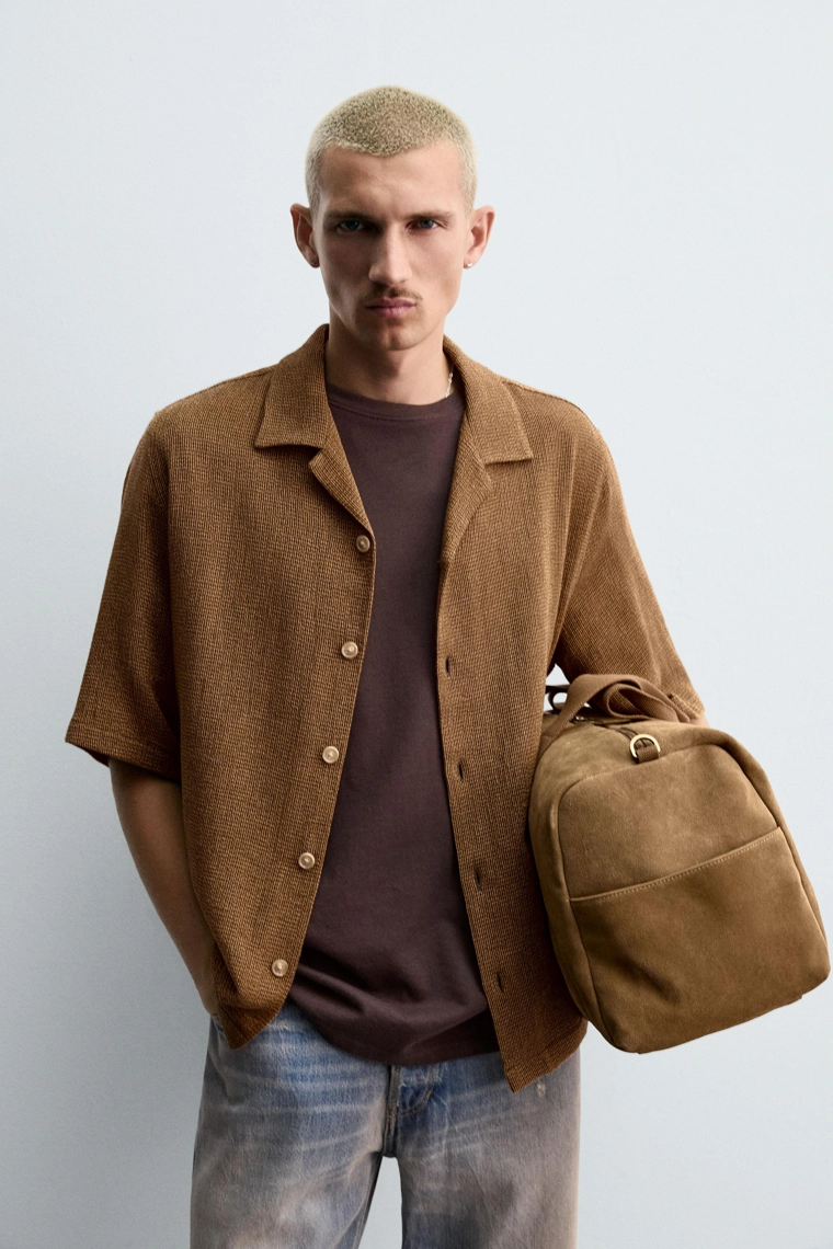 Рубашка с текстурой