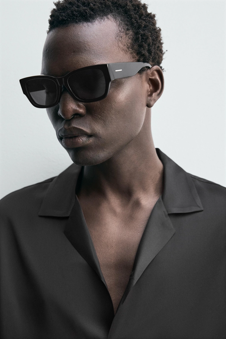 Рубашка из вискозы с сатиновым блеском regular fit