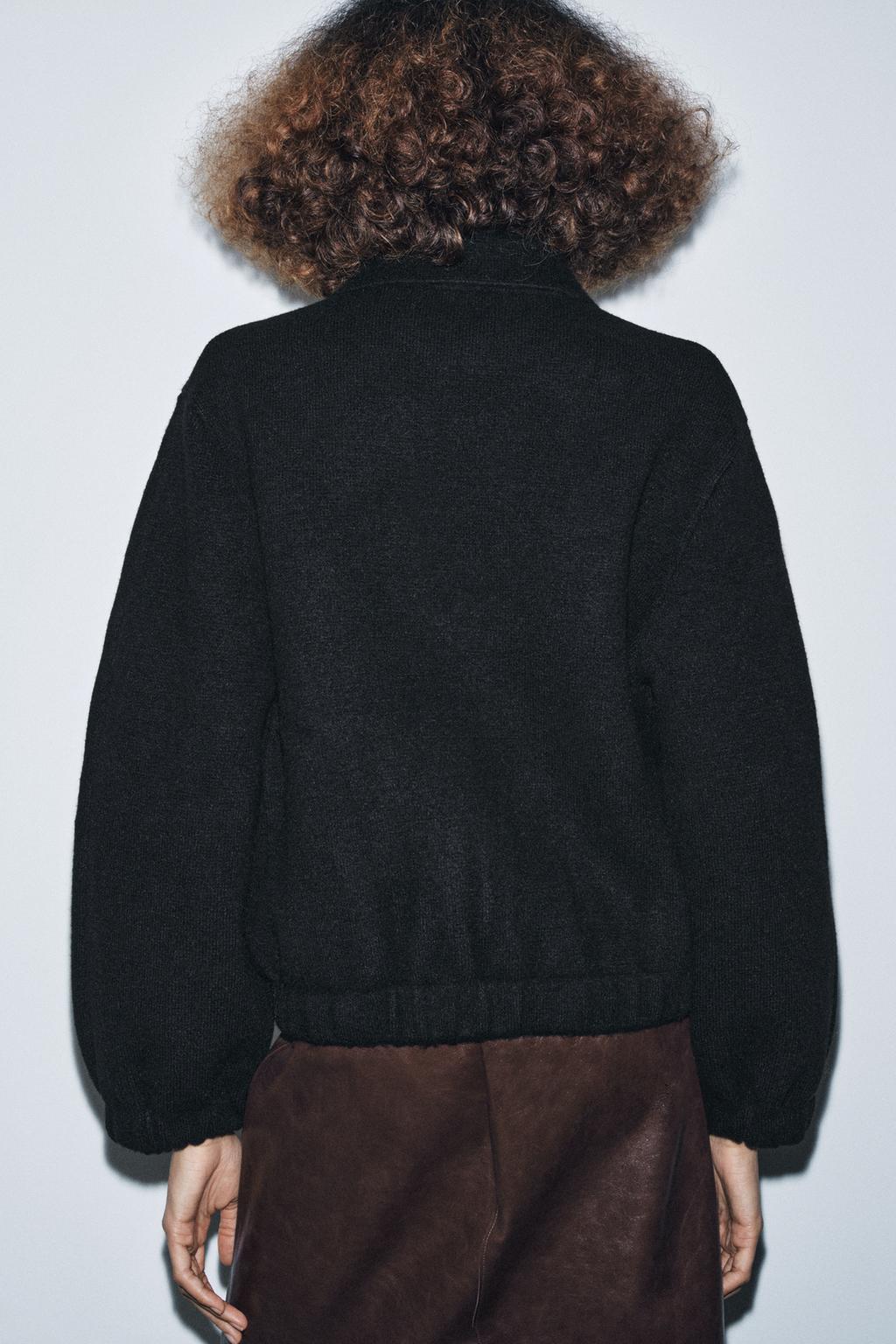 ТРИКОТАЖНЫЙ БОМБЕР НА МОЛНИИ