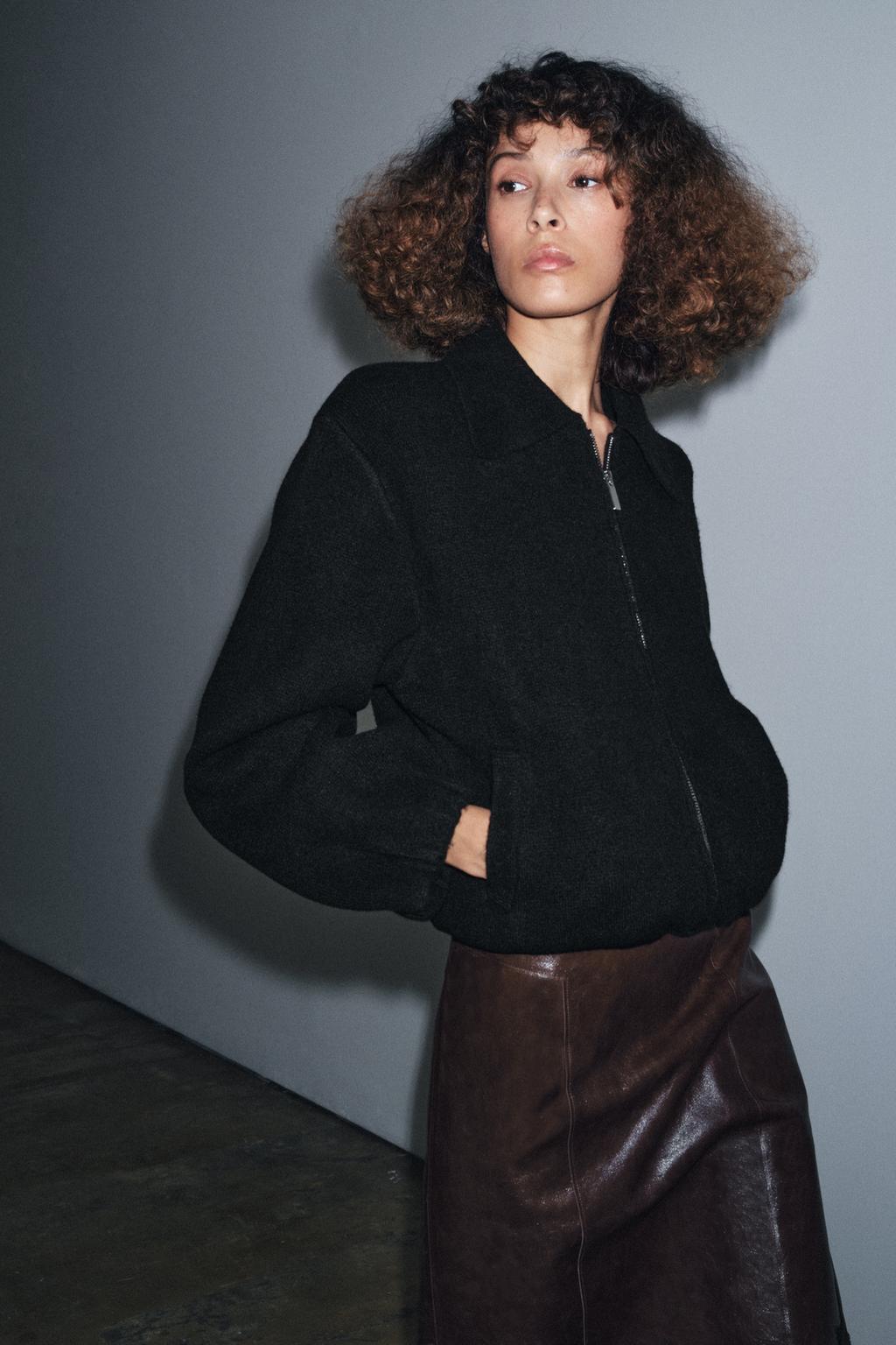 ТРИКОТАЖНЫЙ БОМБЕР НА МОЛНИИ