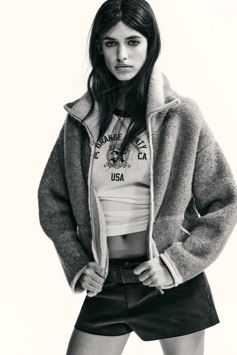 КАРДИГАН С КОНТРАСТНЫМИ ДЕТАЛЯМИ