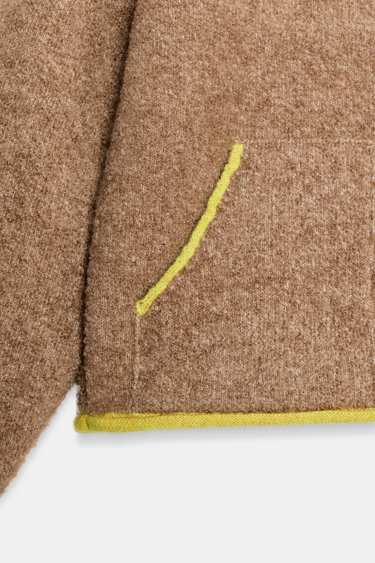 КАРДИГАН С КОНТРАСТНЫМИ ДЕТАЛЯМИ