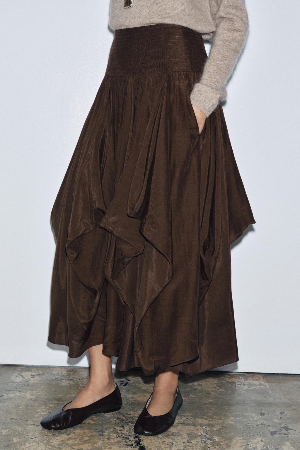 ОБЪЕМНАЯ ЮБКА МИДИ — ZW COLLECTION