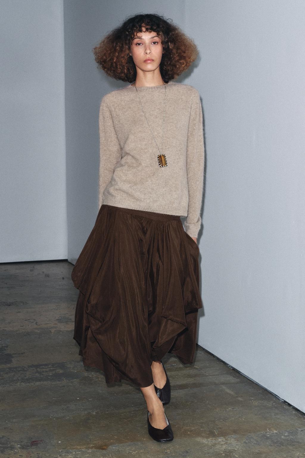 ОБЪЕМНАЯ ЮБКА МИДИ — ZW COLLECTION