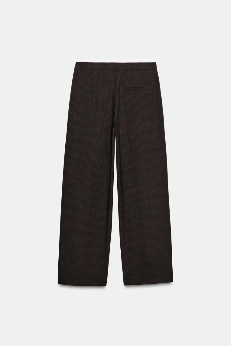 БРЮКИ WIDE LEG С ДВОЙНЫМ ПОЯСОМ