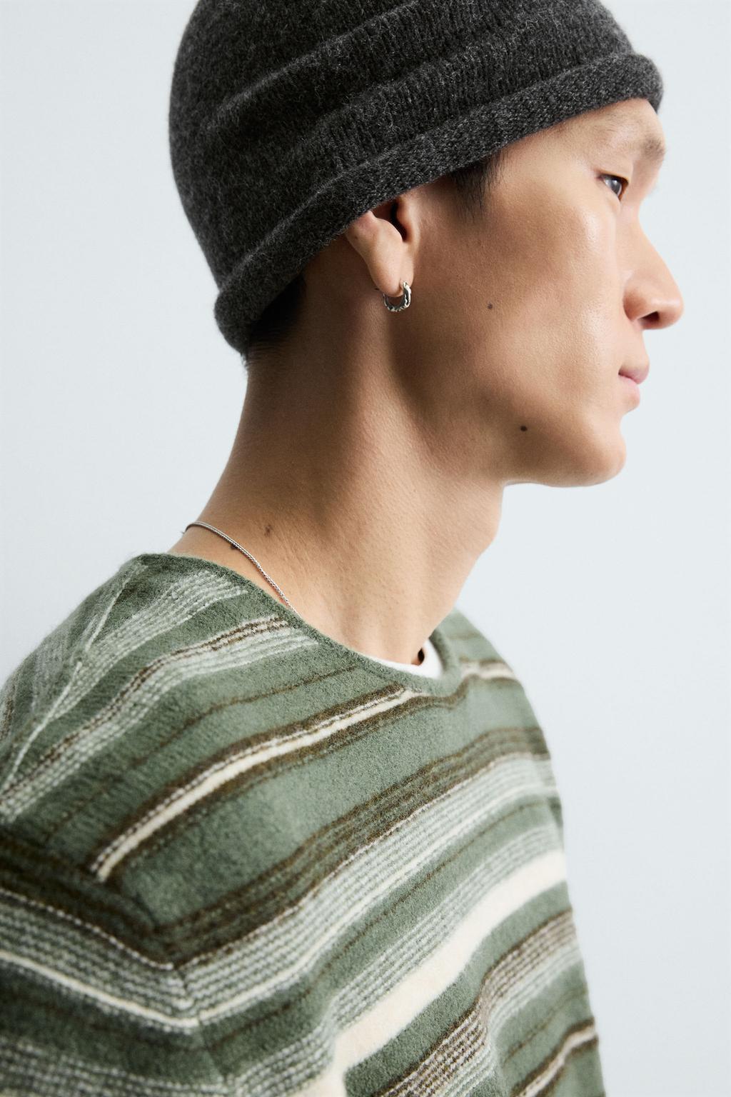 ЖАККАРДОВЫЙ ДЖЕМПЕР В ПОЛОСКУ