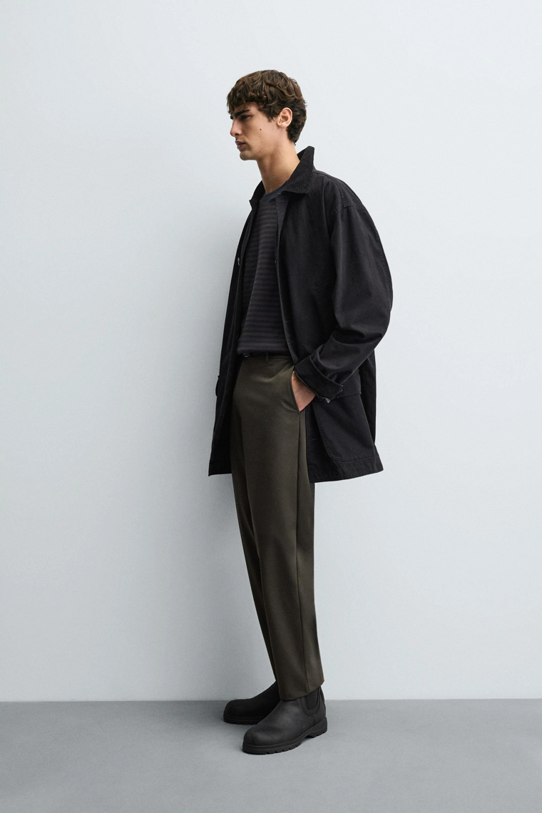 Комфортабельные текстурированные брюки