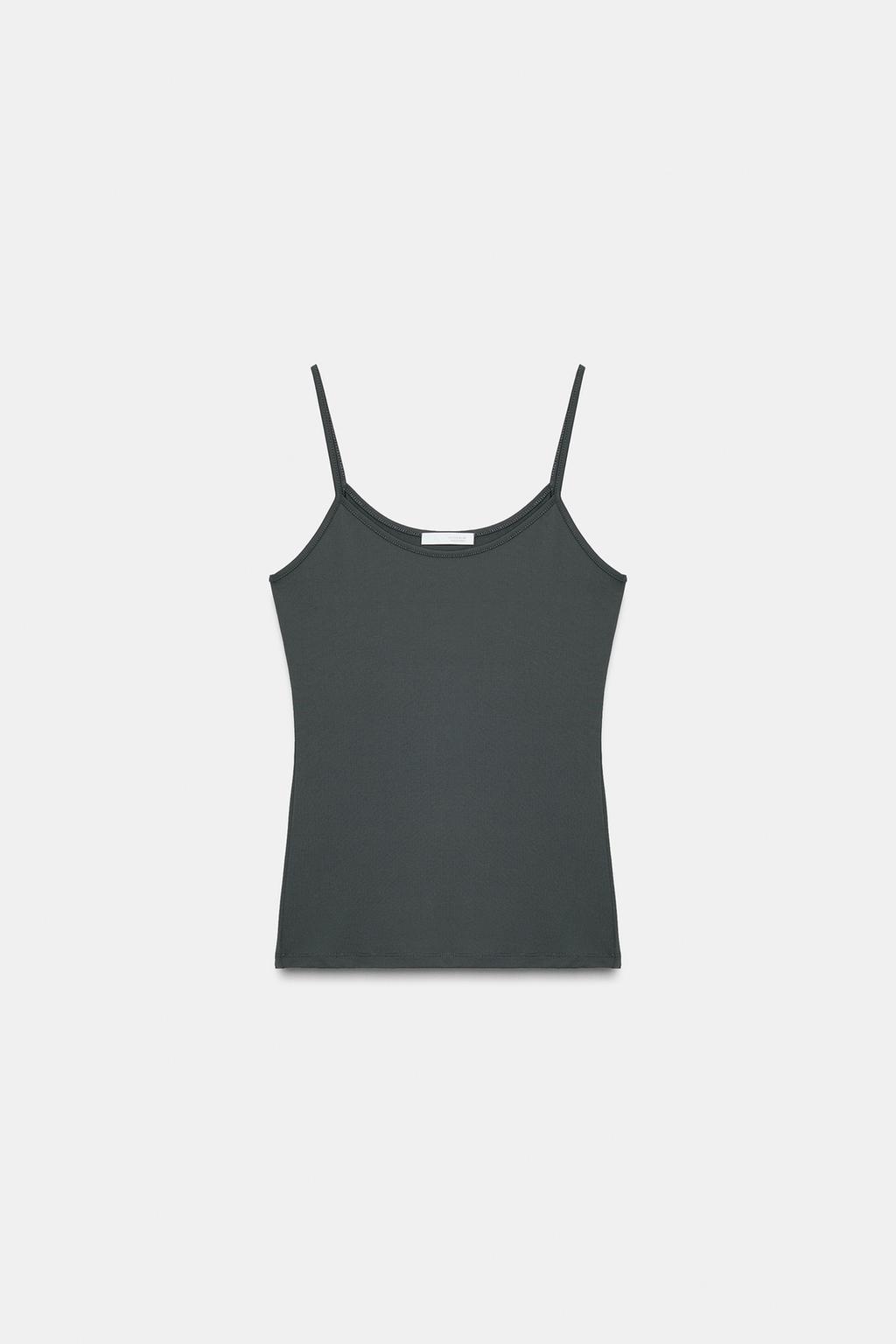 ТОП ИЗ ПОЛИАМИДА С ТОНКИМИ БРЕТЕЛЯМИ