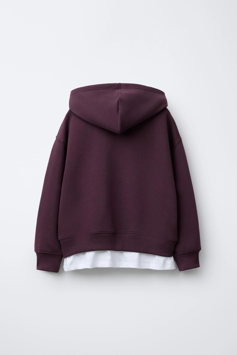 ТОЛСТОВКА КОМБИНИРОВАННАЯ С КАПЮШОНОМ ЛИЛО И СТИЧ © DISNEY