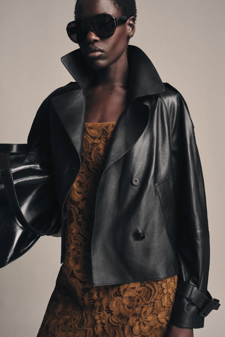 Кожаная куртка zw collection limited edition