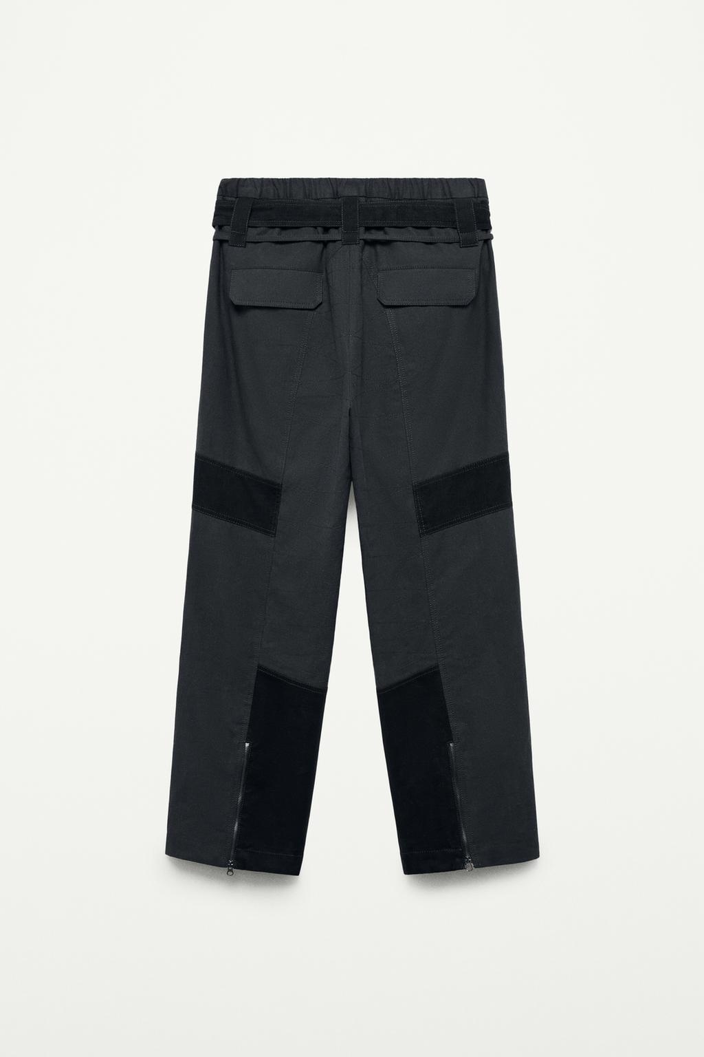 БРЮКИ КАРГО С ПЭЧВОРКОМ — THE ITEM ZARA WOMAN