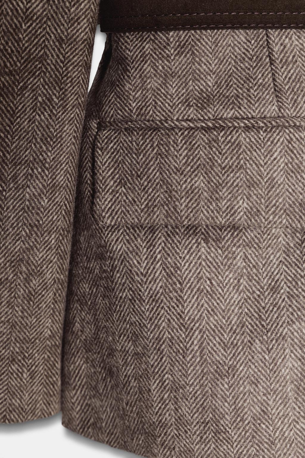 БЛЕЙЗЕР В ЕЛОЧКУ С ПОЯСОМ