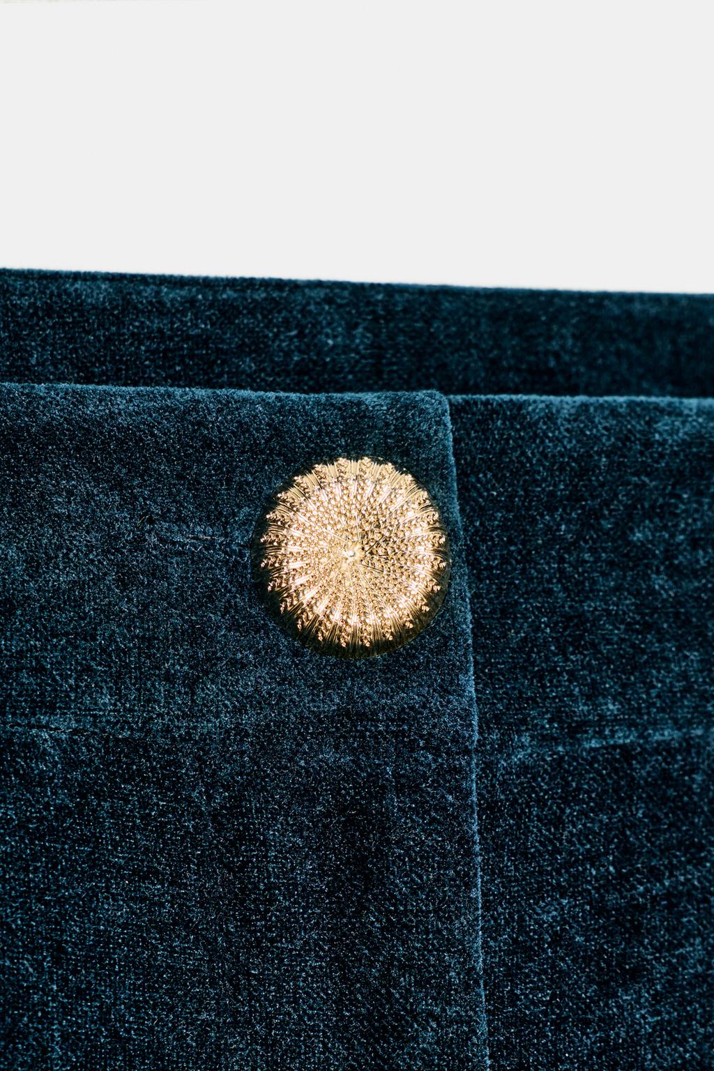 ШИРОКИЕ БРЮКИ ИЗ ВЕЛЬВЕТА