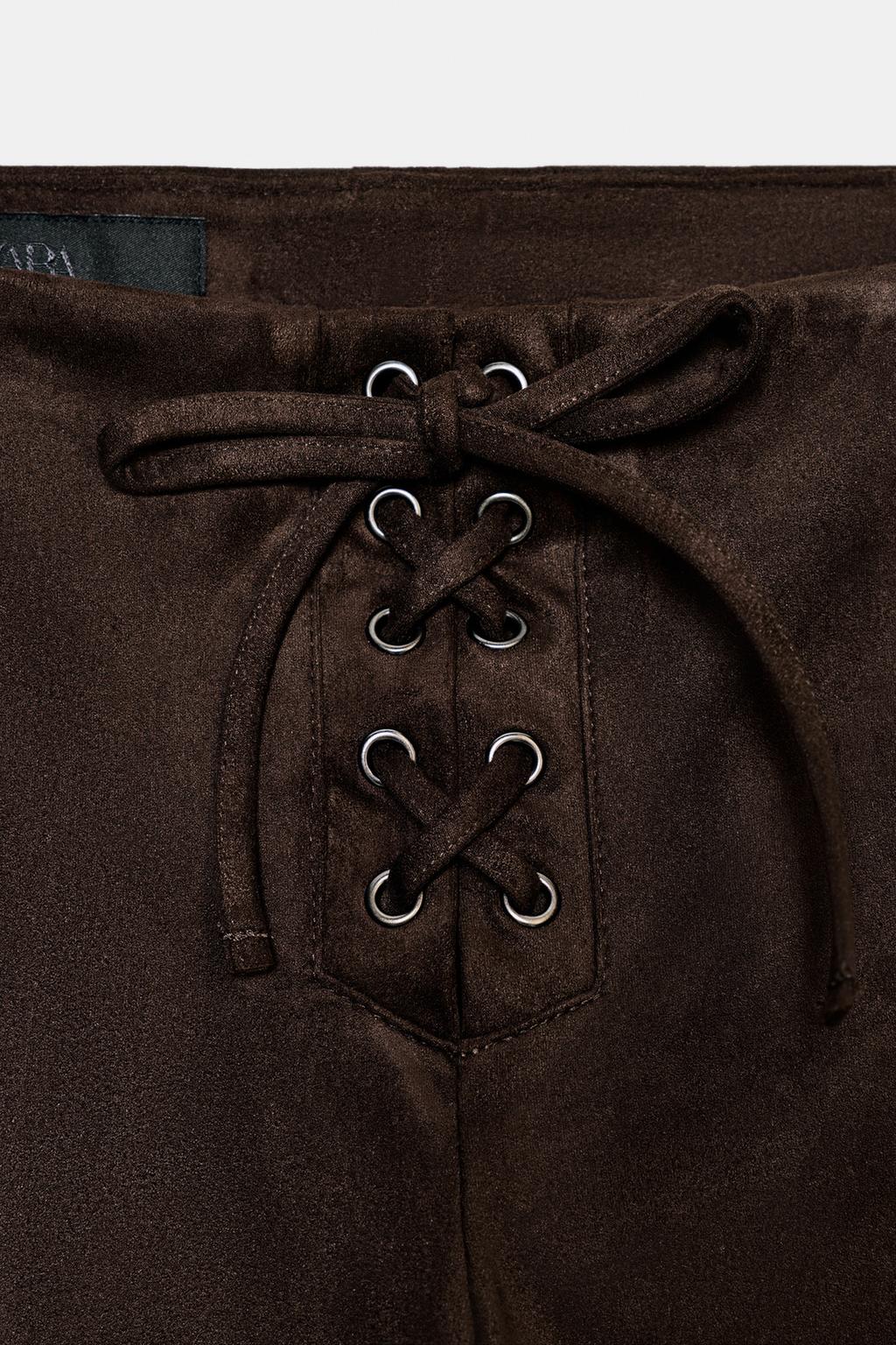 БРЮКИ FLARE С БАНТОМ