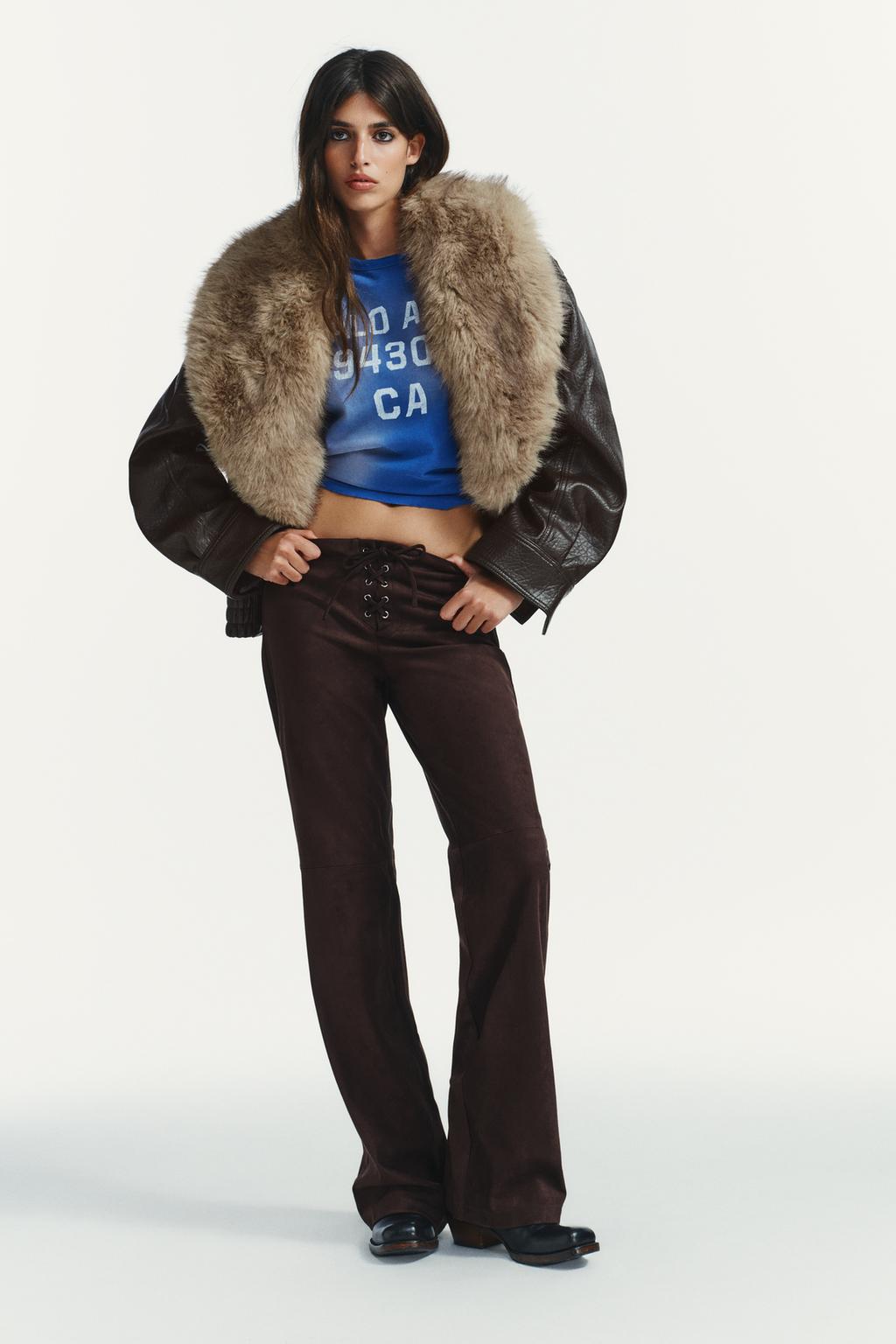 БРЮКИ FLARE С БАНТОМ