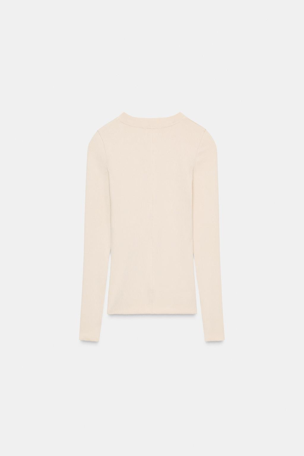 ФУТБОЛКА В РУБЧИК С ДЛИННЫМИ РУКАВАМИ