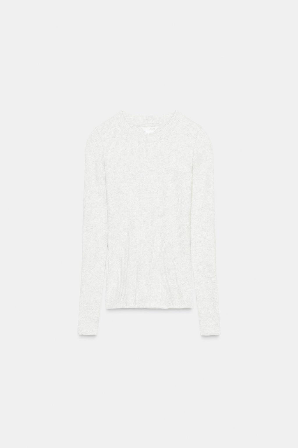 ФУТБОЛКА В РУБЧИК С ДЛИННЫМИ РУКАВАМИ