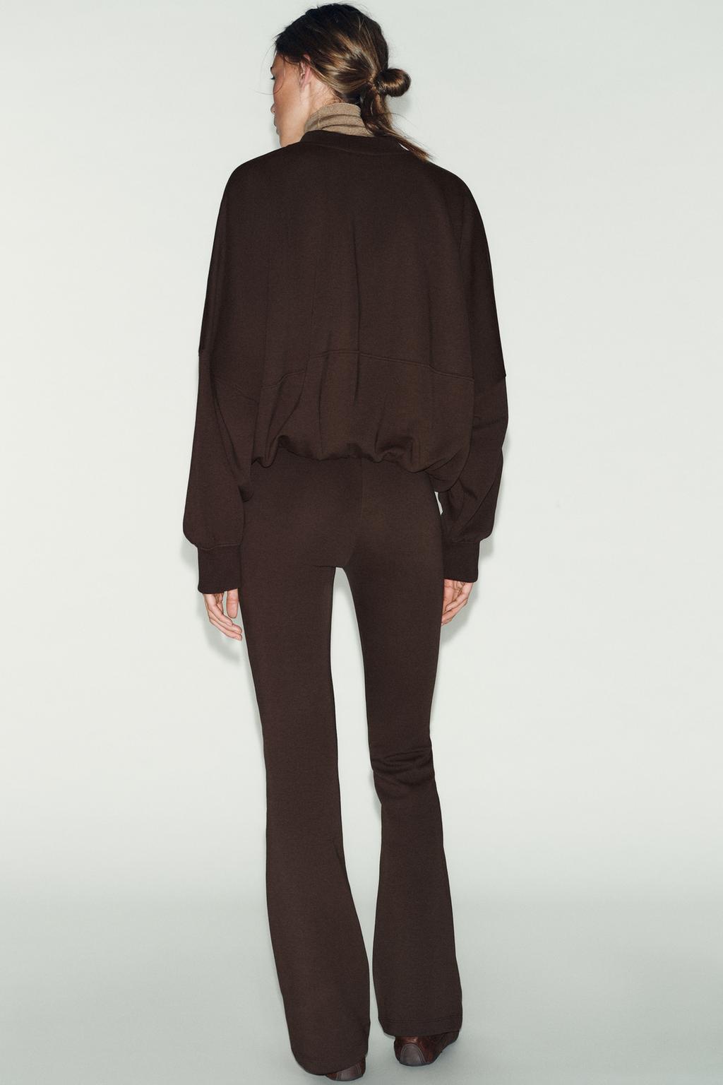 БРЮКИ-КЛЕШ ИЗ ИНТЕРЛОКА