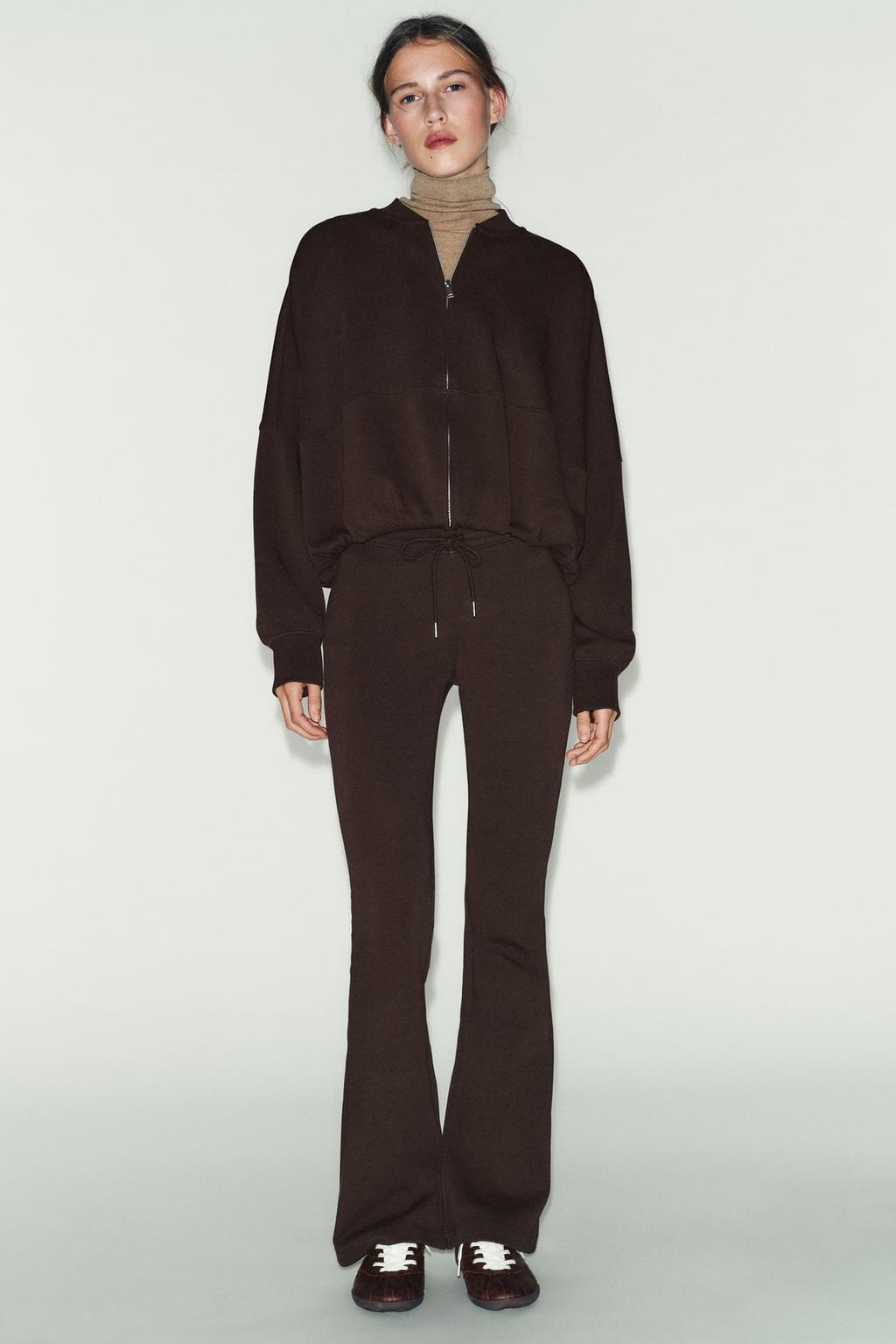 БРЮКИ-КЛЕШ ИЗ ИНТЕРЛОКА