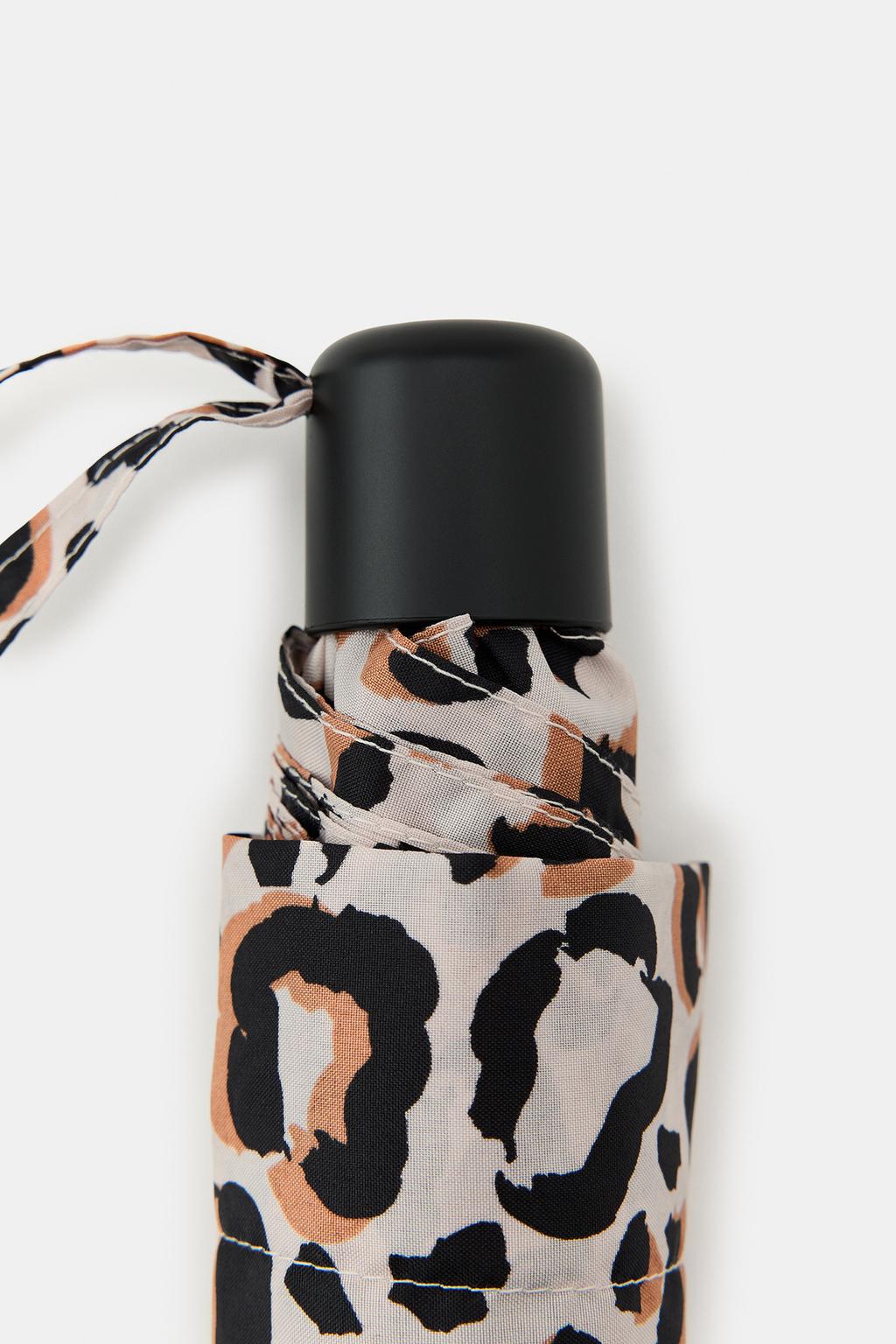 СКЛАДНОЙ ЗОНТ С АНИМАЛИСТИЧЕСКИМ ПРИНТОМ