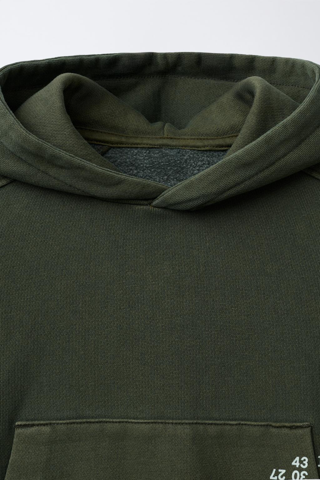 ТОЛСТОВКА С КАПЮШОНОМ, ОКРАШЕННАЯ В ГОТОВОМ ВИДЕ