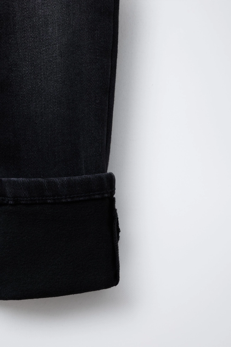 ДЖИНСЫ SKINNY С НАЧЕСОМ