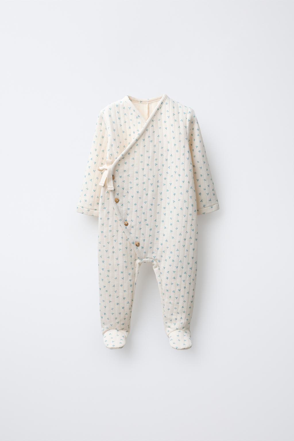 Стёганный комбинезон с v-образным вырезом