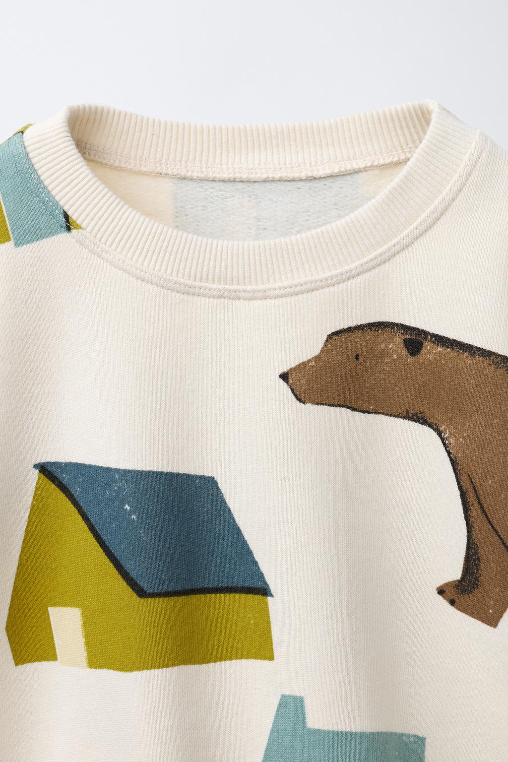 ТОЛСТОВКА С ПРИНТОМ «ДОМА»