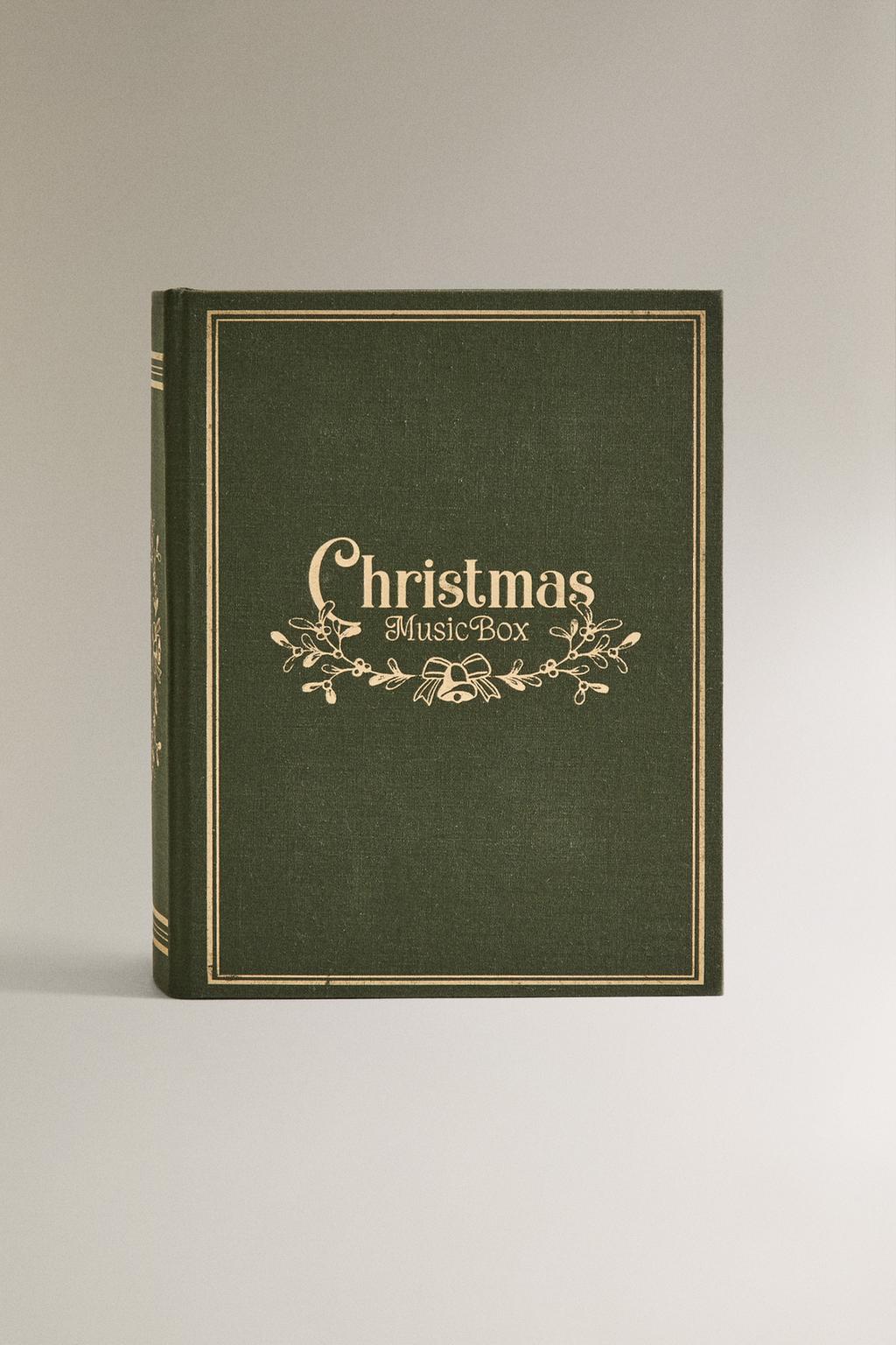 Новогодняя музыкальная шкатулка с танцующими мышами