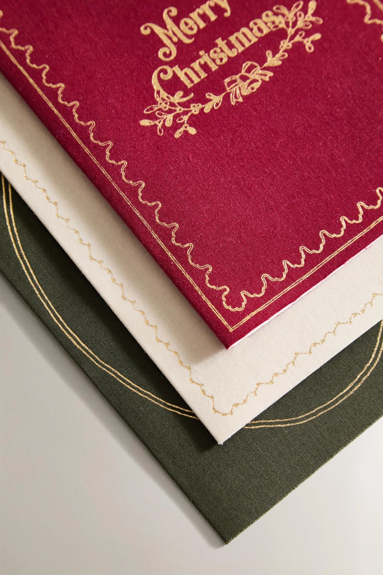 Набор открыток-книжек на рождество для детей (набор из 4 штук)