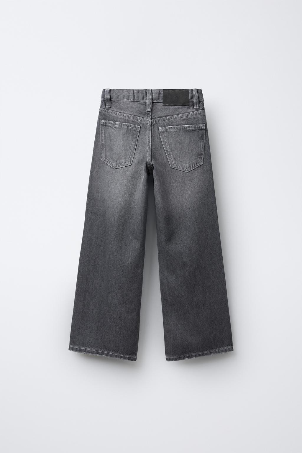 ДЖИНСЫ WIDE LEG СО СТРАЗАМИ