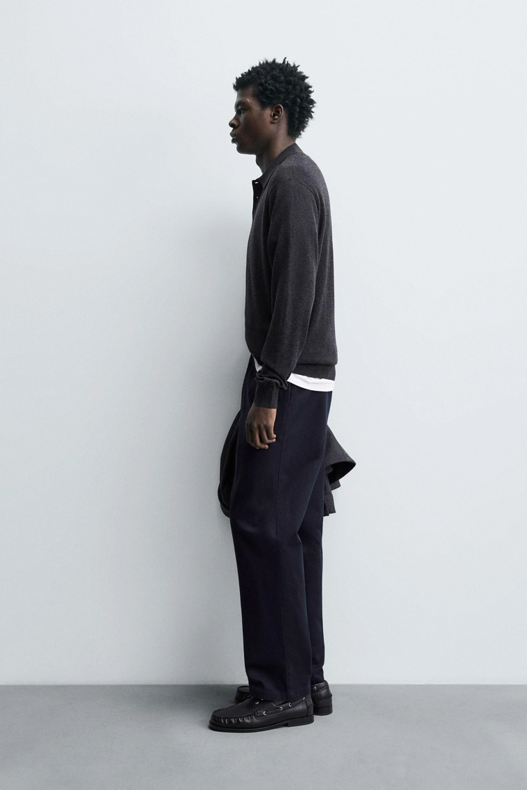 ПОЛО ИЗ ШЕРСТИ И ШЕЛКА