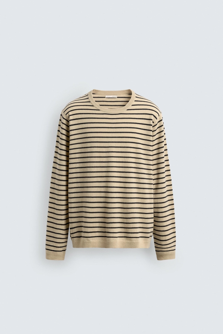 ДЖЕМПЕР В ПОЛОСКУ ИЗ ШЕРСТИ И КАШЕМИРА