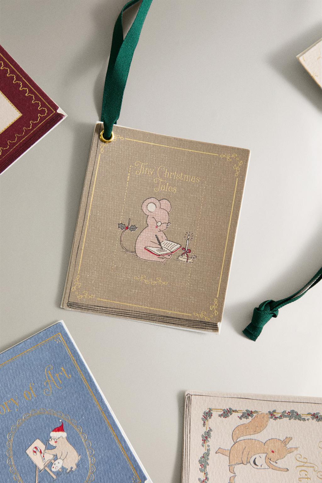 Набор бирок для подарков на рождество (набор из 10 штук)