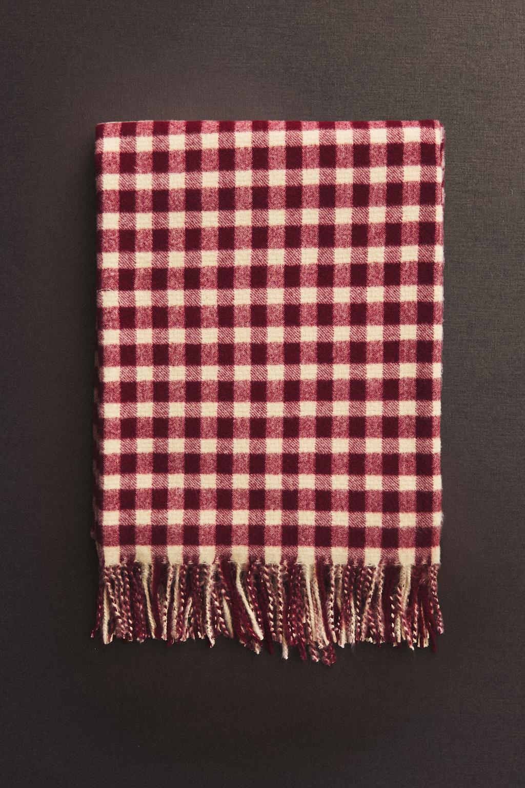 Плед soft gingham christmas