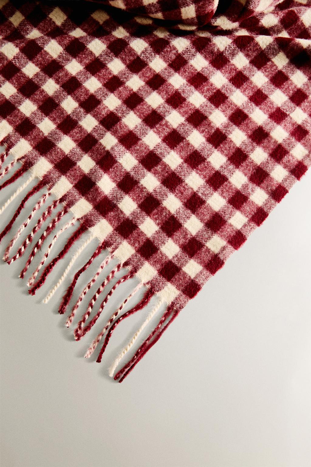 Плед soft gingham christmas