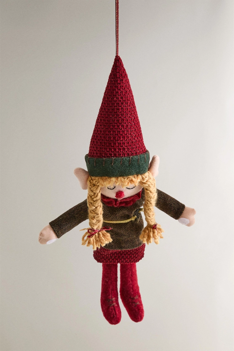 Детская шаловливая игрушка рождественского эльфа