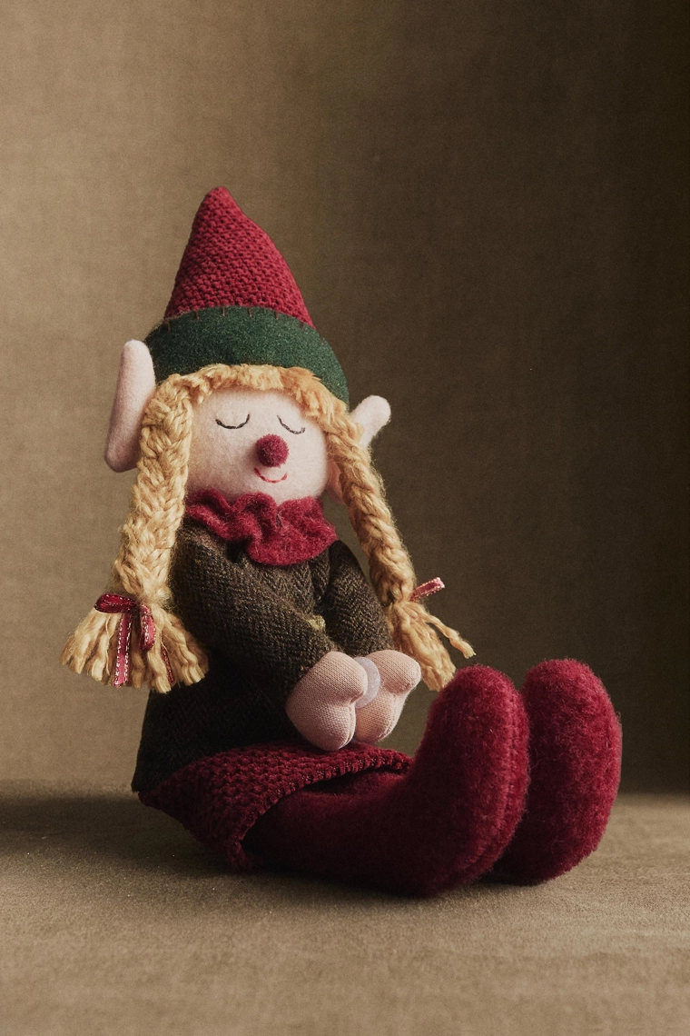 Детская шаловливая игрушка рождественского эльфа