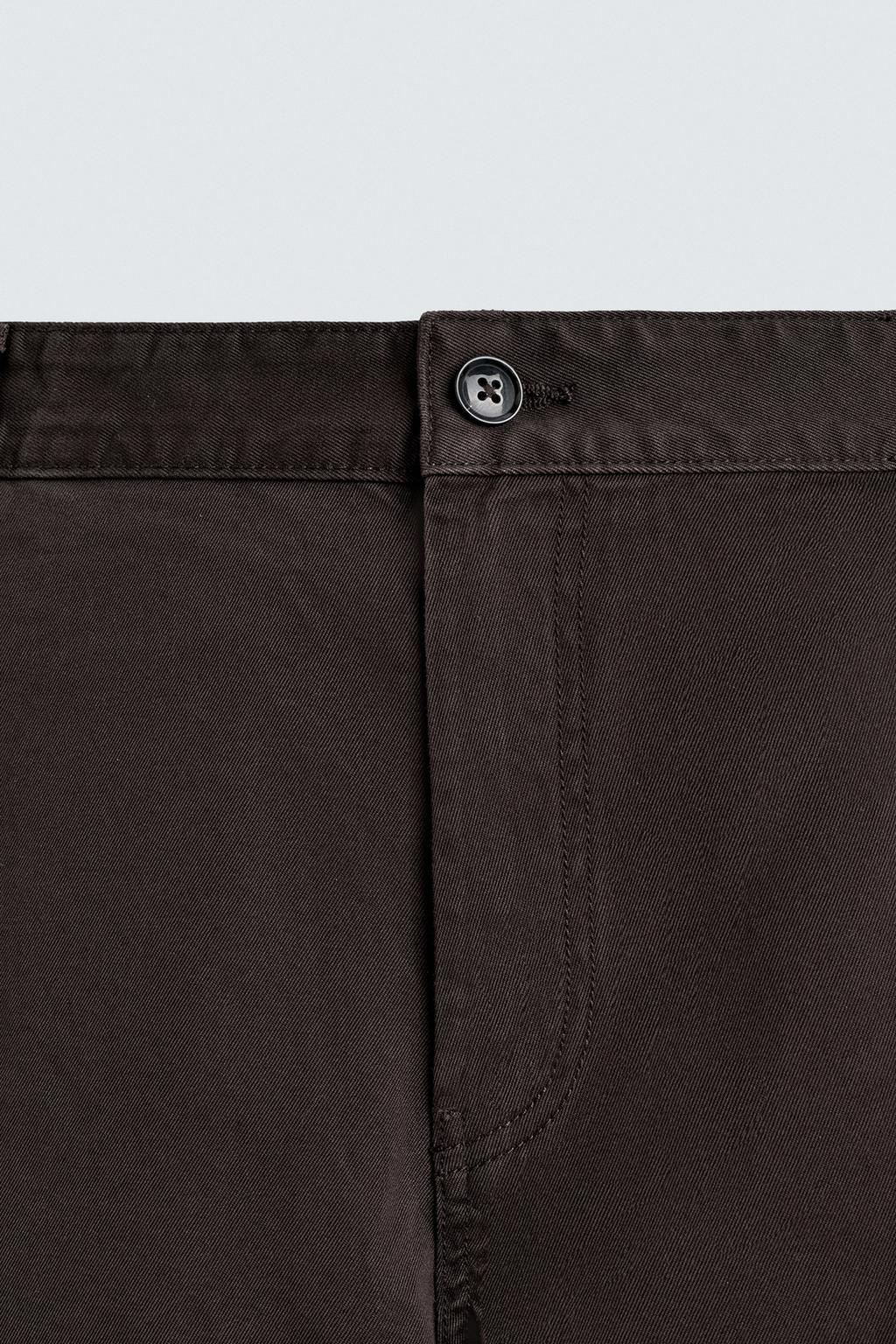 БРЮКИ КАРГО ИЗ ТВИЛА