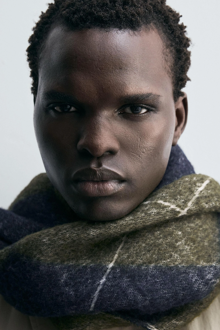 ШАРФ JACQUARD С РОМБАМИ