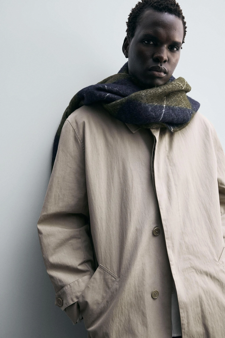 ШАРФ JACQUARD С РОМБАМИ