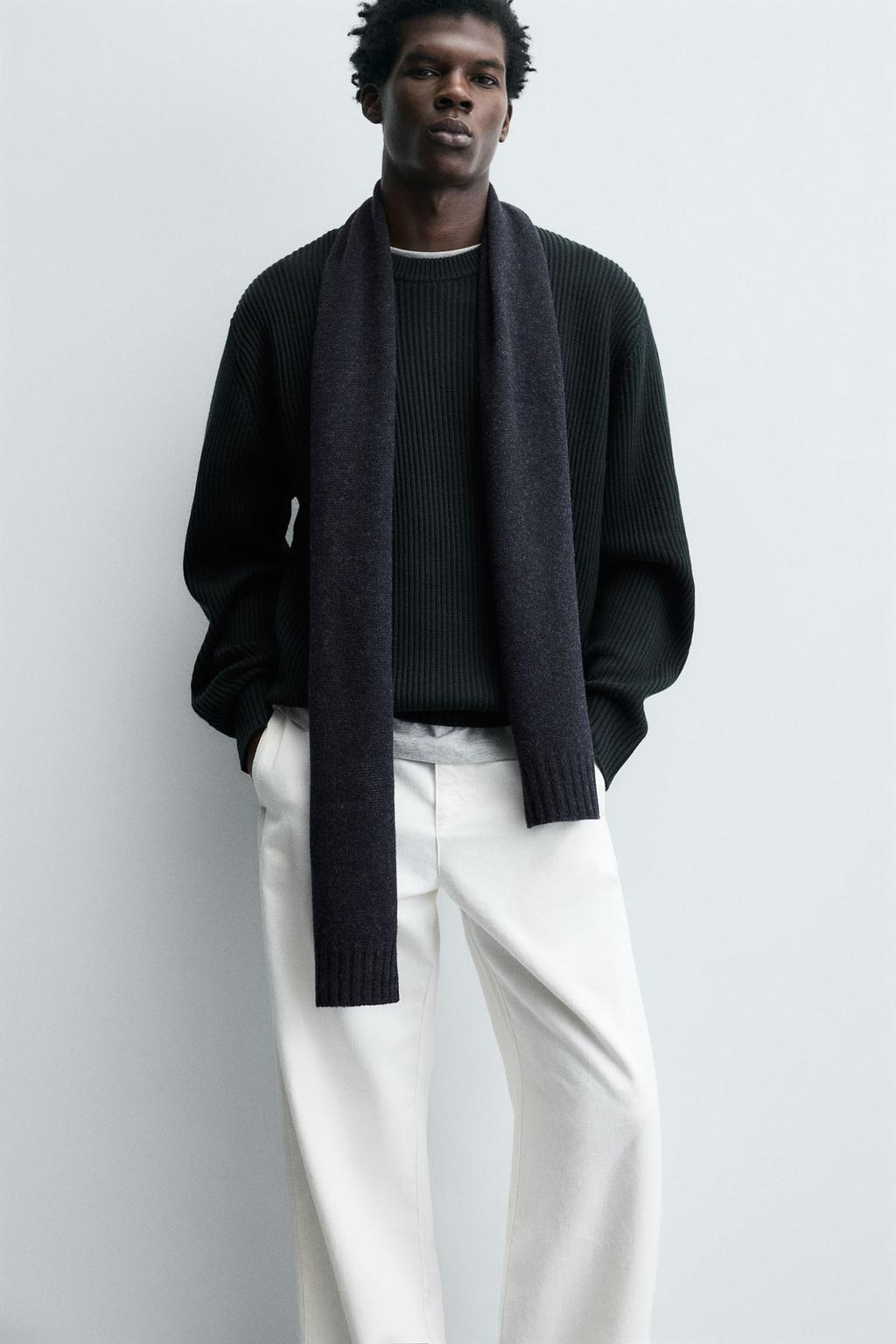 ЖЕМЧУЖНЫЙ ВЯЗАНЫЙ ДЖЕМПЕР