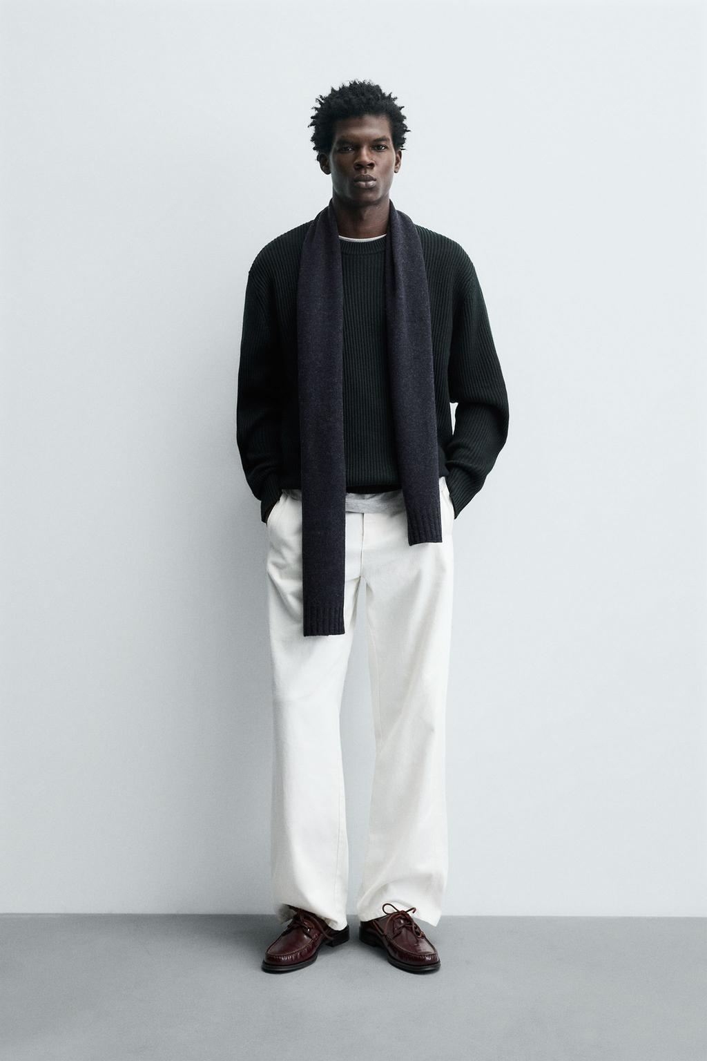 ЖЕМЧУЖНЫЙ ВЯЗАНЫЙ ДЖЕМПЕР