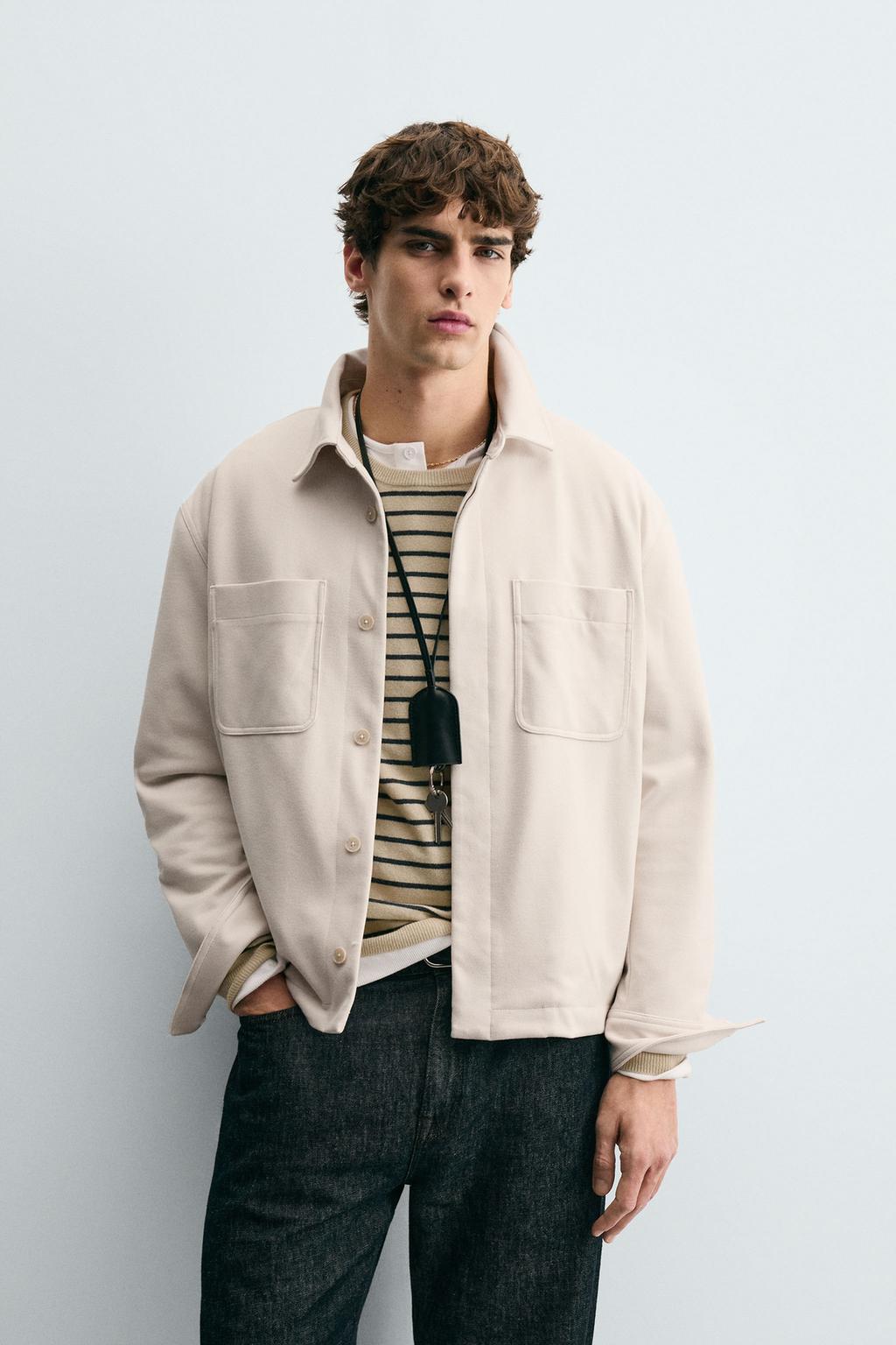 МЯГКАЯ КУРТКА-РУБАШКА С КАРМАНАМИ