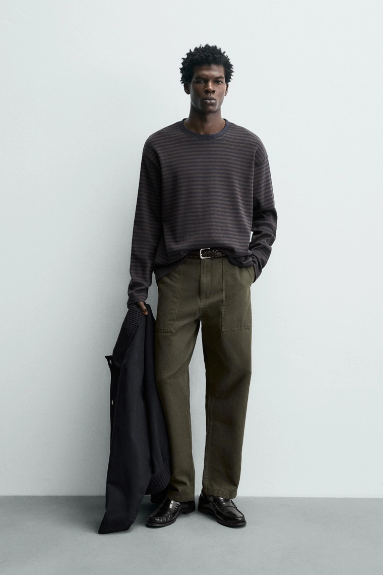 ФУТБОЛКА В КОНТРАСТНУЮ ПОЛОСКУ