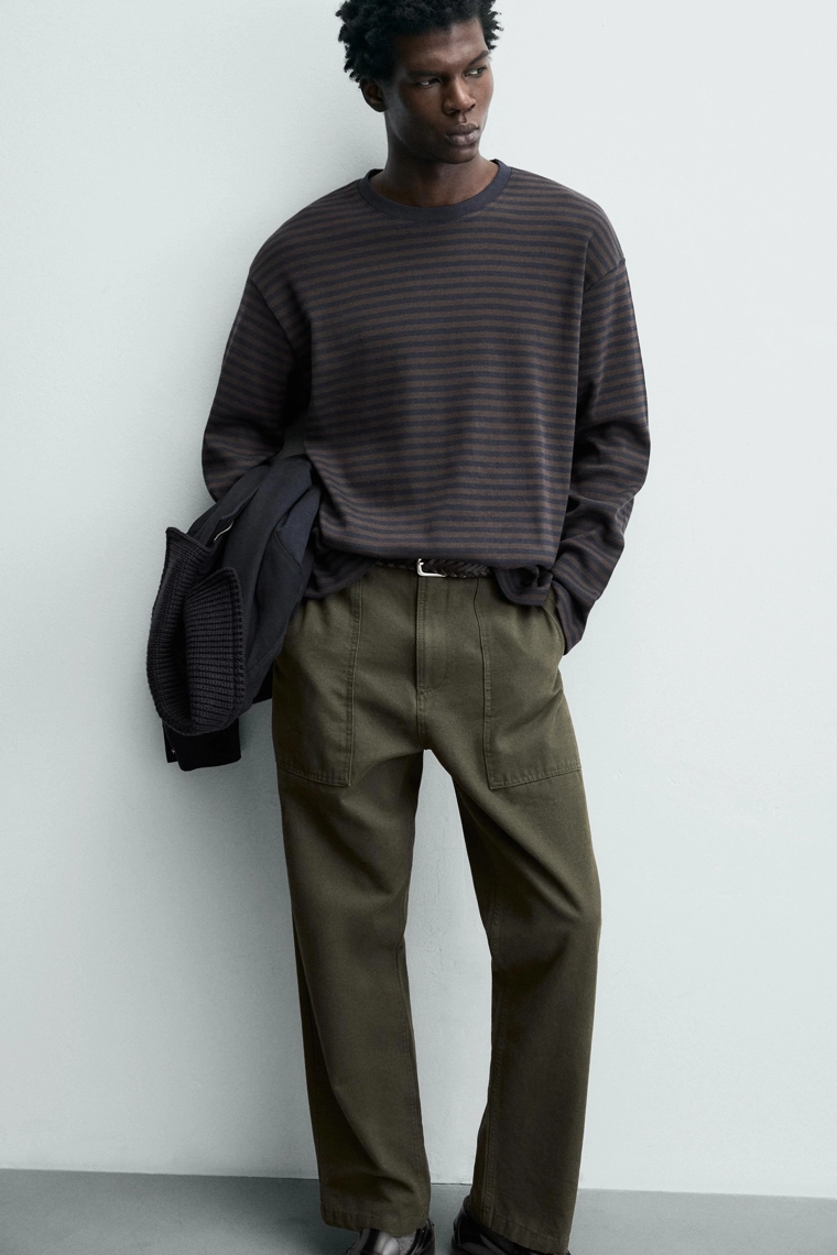 ФУТБОЛКА В КОНТРАСТНУЮ ПОЛОСКУ