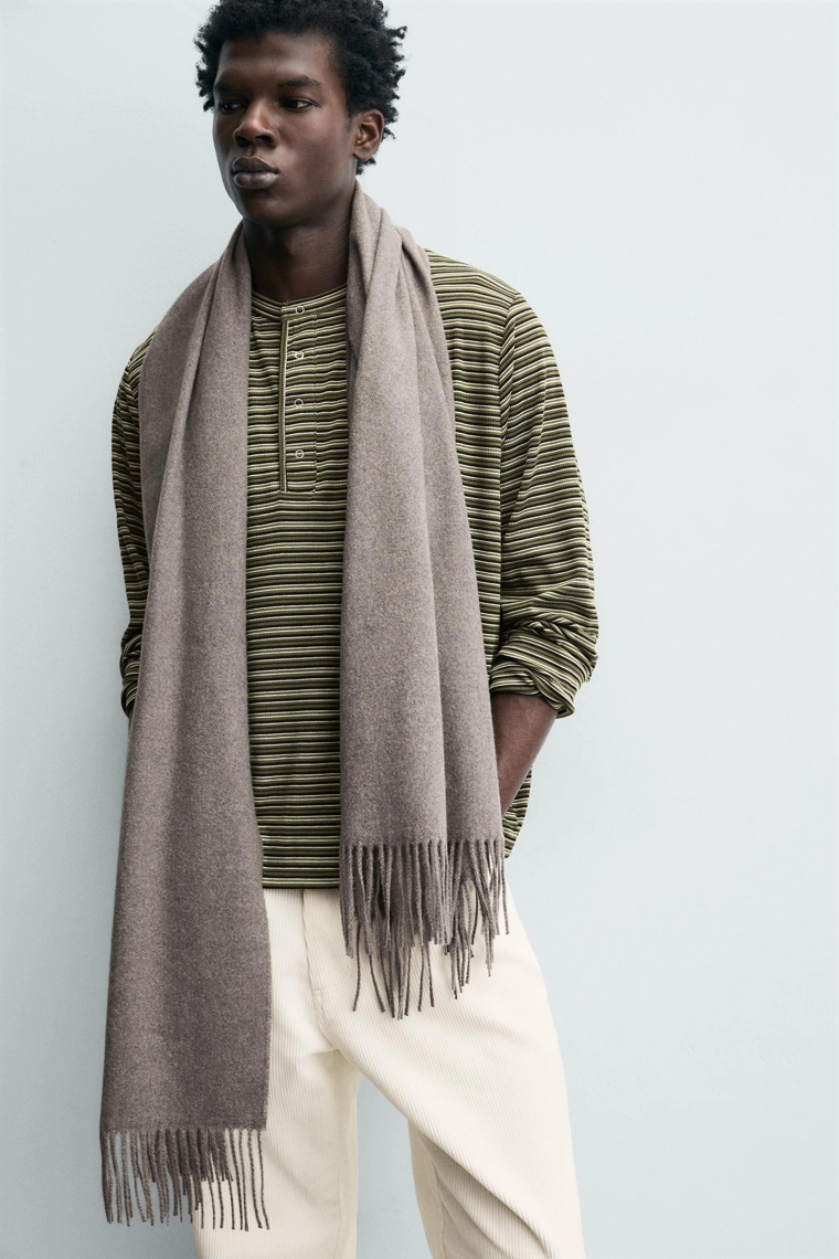 ФУТБОЛКА В ПОЛОСКУ С ВОРОТНИКОМ НА КНОПКАХ