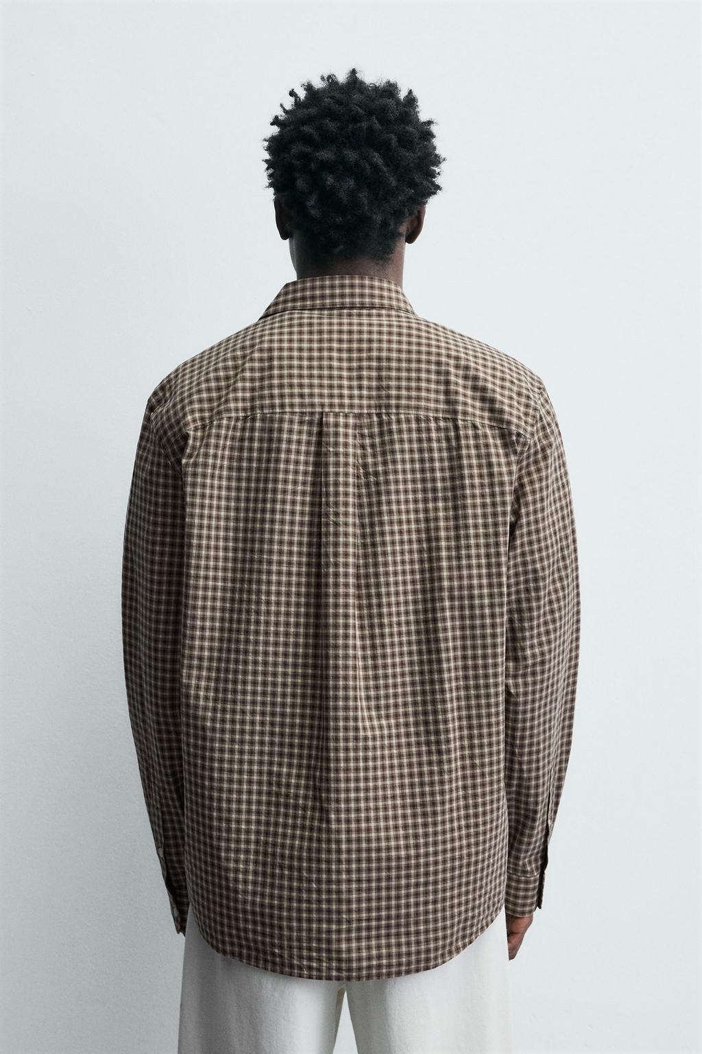 РУБАШКА RELAXED FIT В КЛЕТКУ