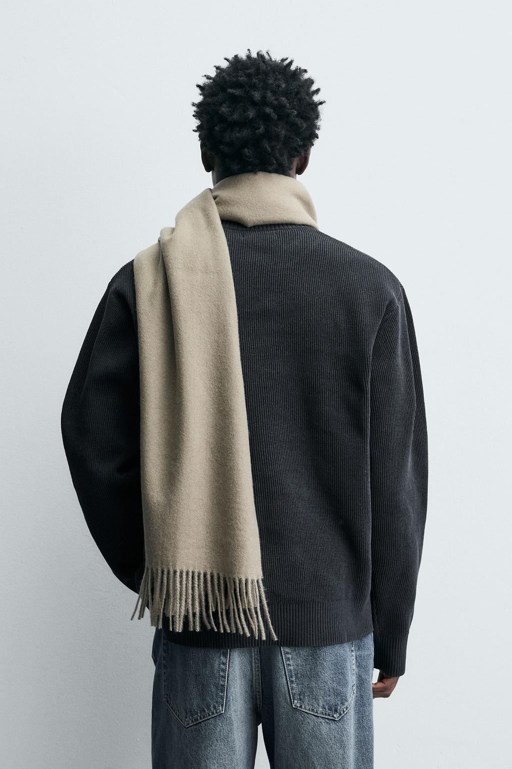 СВИТЕР ИЗ ШЕНИЛЛОВОЙ ТКАНИ С РЕЛЬЕФНЫМ УЗОРОМ