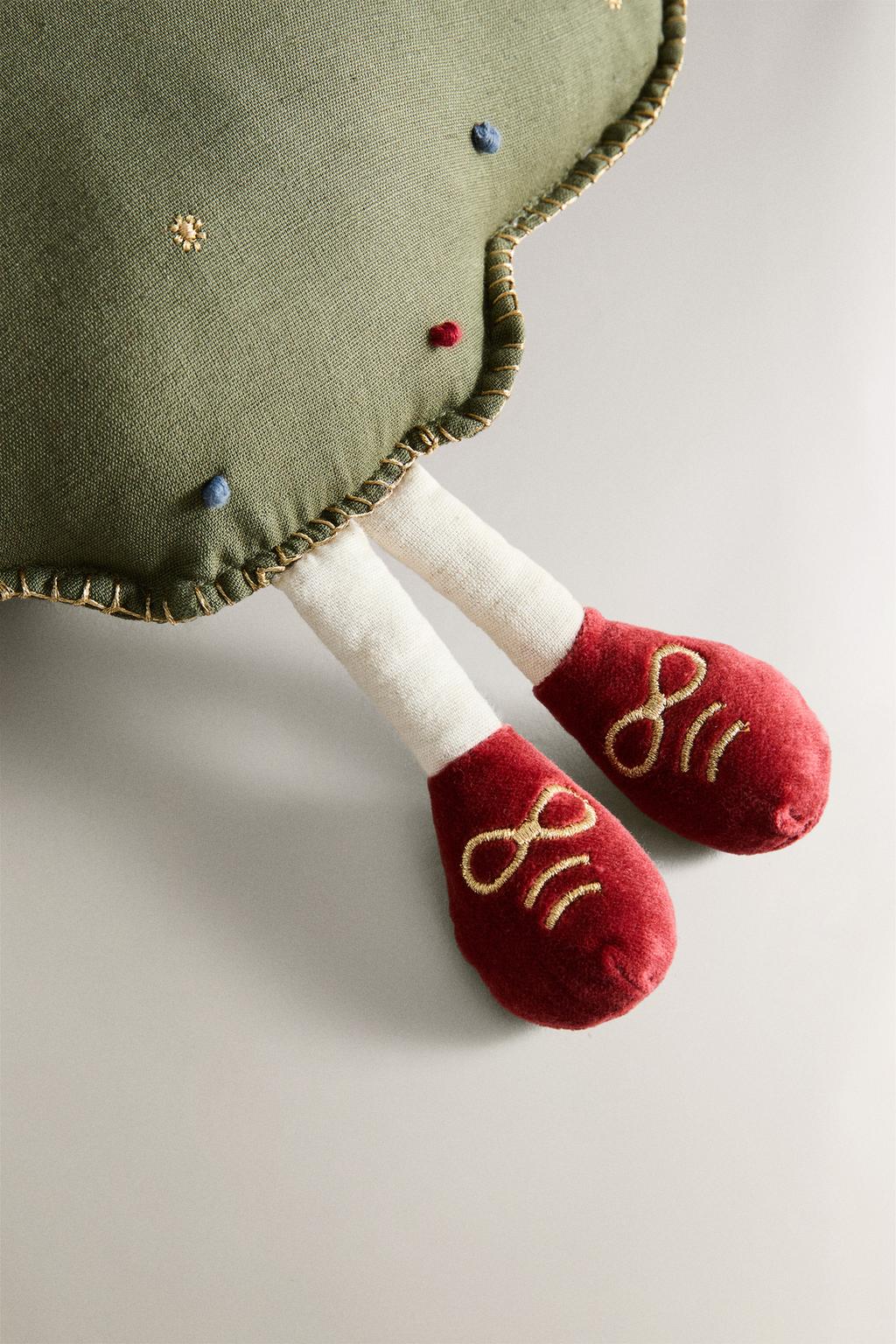 Детский подушка-елочка на рождество